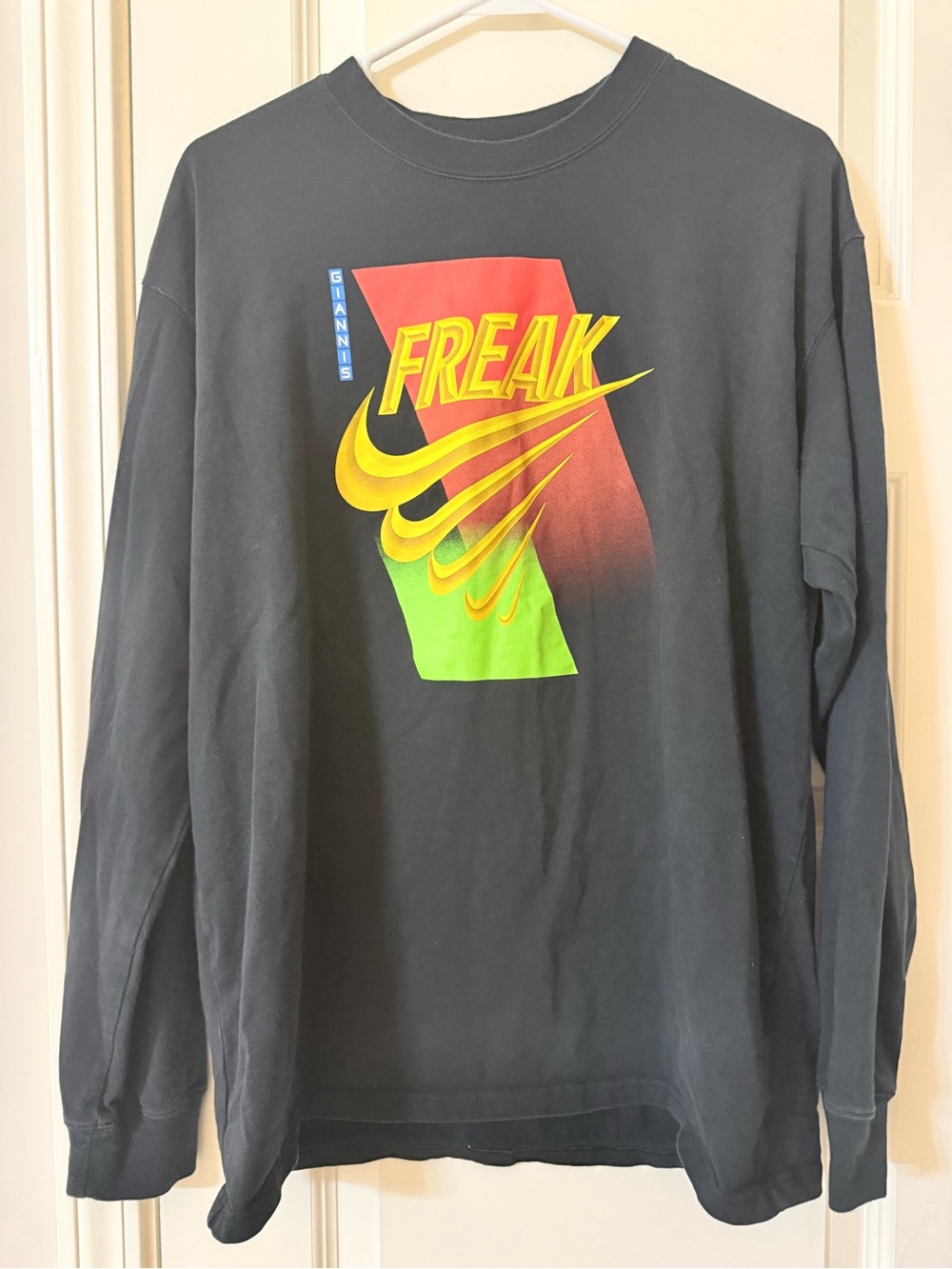 Nike Giannis Antetokounmpo Freak Max90 Long Sleeve Tee Size Medium
